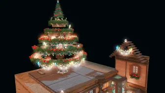 【FF14装修】异次元-每天都是圣诞节
