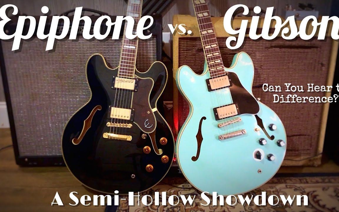 epiphone sheraton ii vs gibson es-345,音色超接近