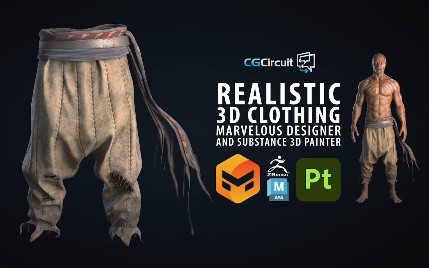 cgcircuit-影视逼真的md服装布料realistic 3d clothing【别人翻译】