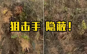 Descargar video: 别眨眼，看狙击手在不同环境下如何伪装！