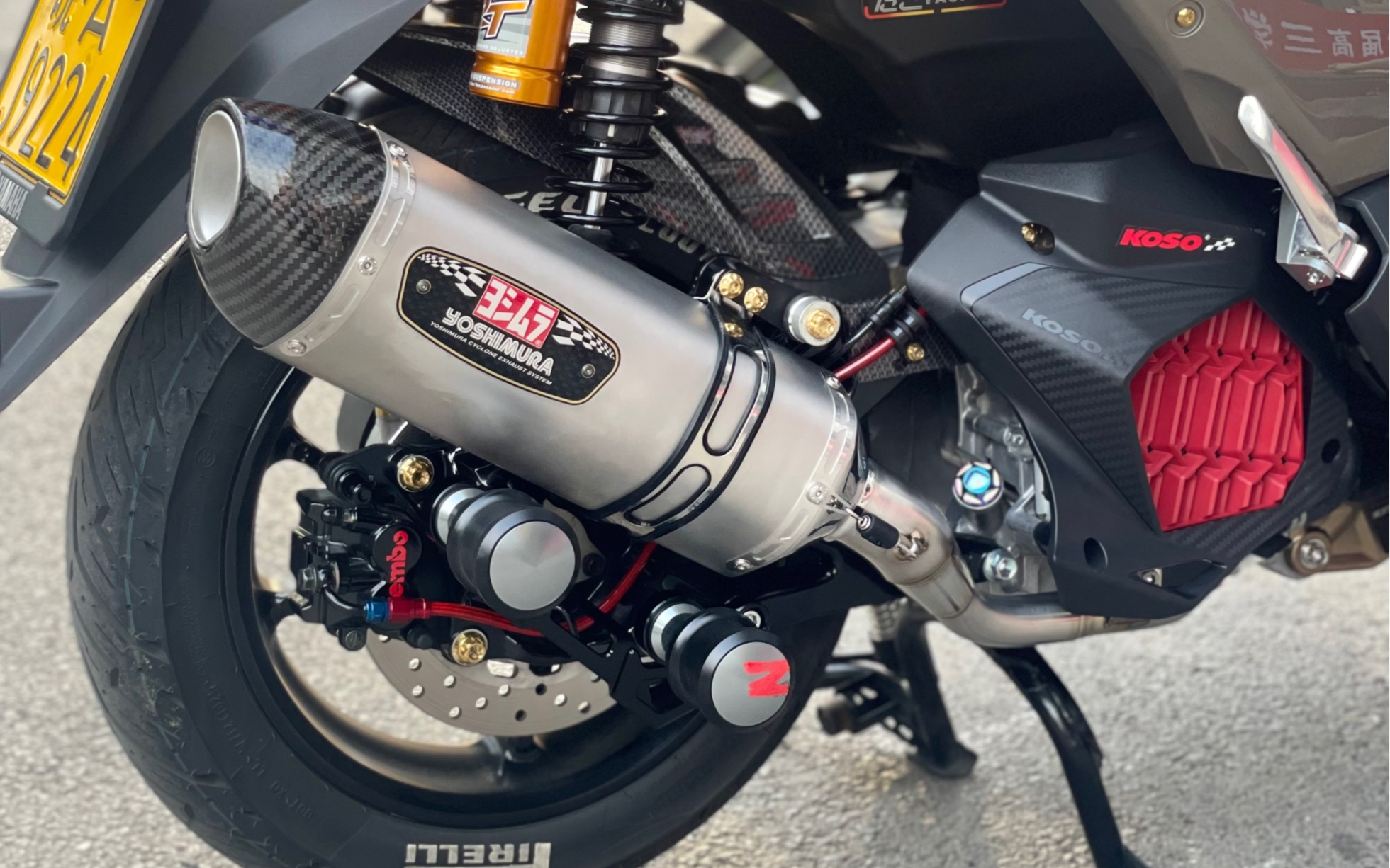 雅马哈nmax155吉村r77s排气声浪演示