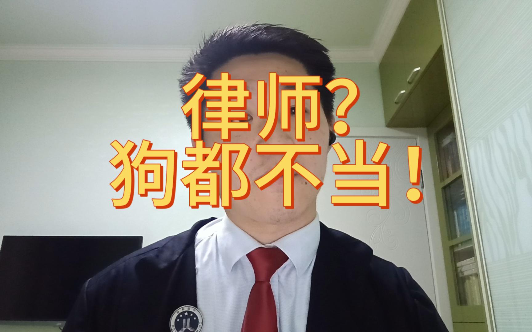 律师?狗都不当!哔哩哔哩bilibili