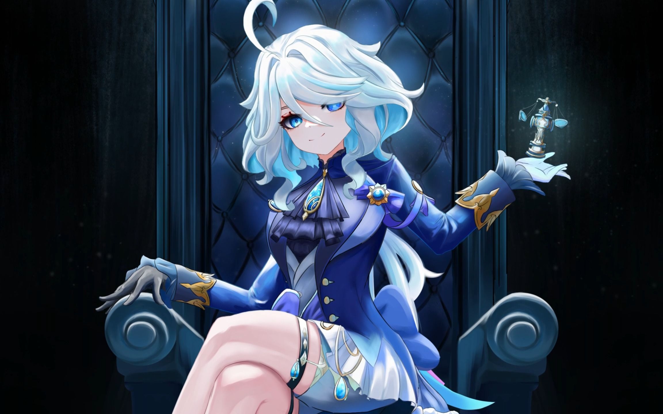 【ps绘画】原神-水神芙卡洛斯