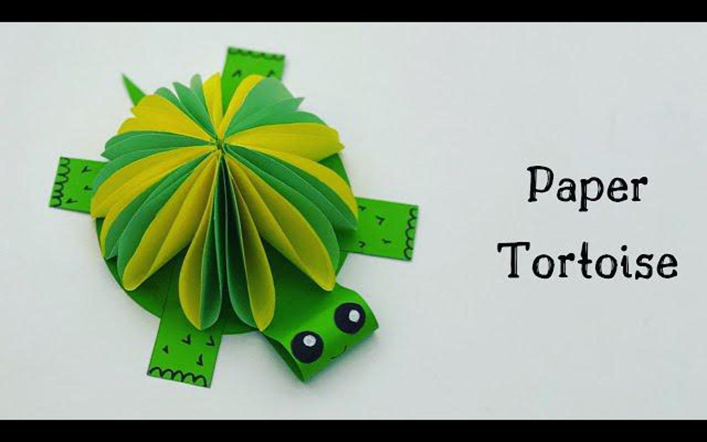 如何为儿童制作简易纸乌龟幼儿园工艺创意简易纸工艺品儿童工艺品