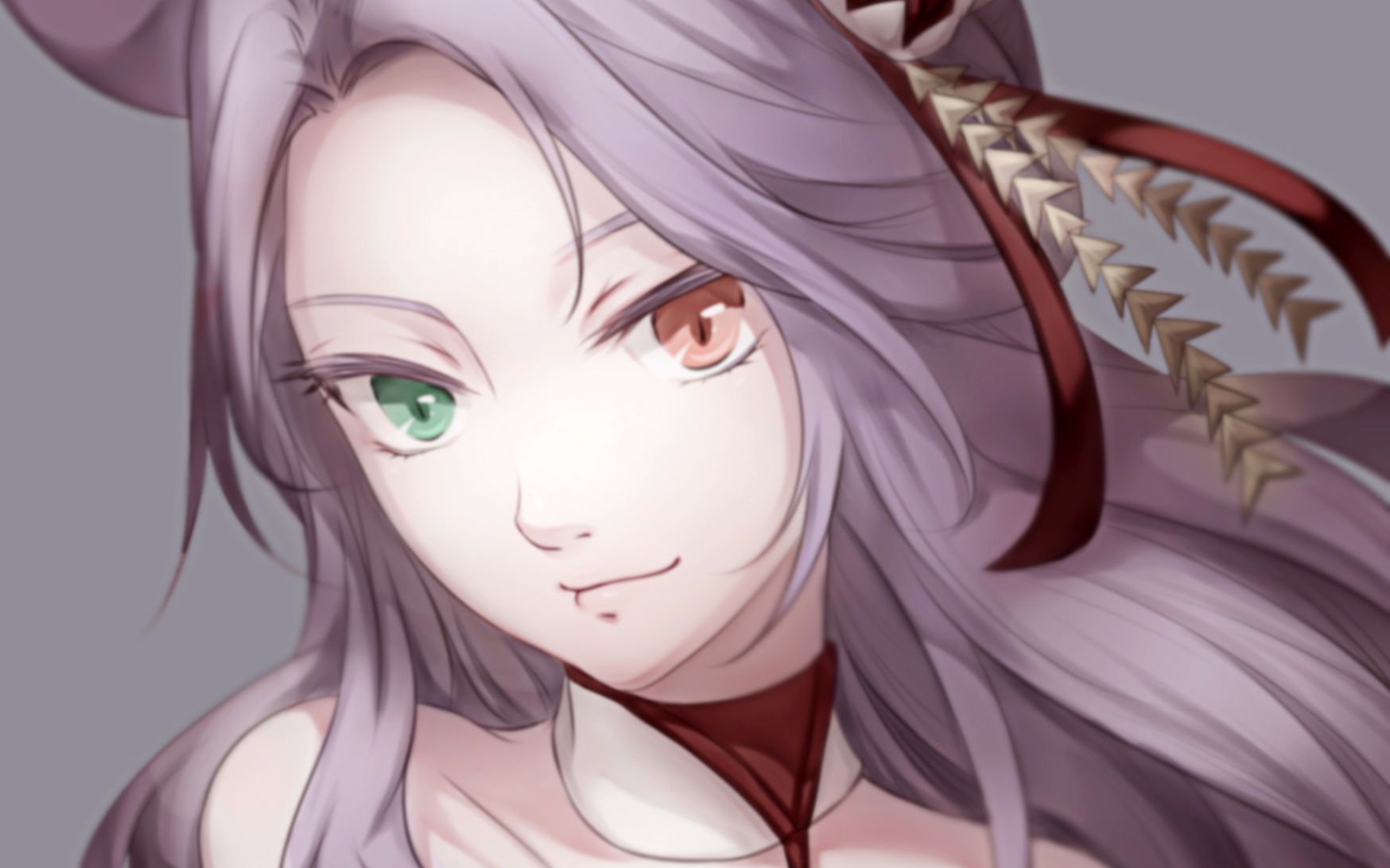 【板绘】画一只兽耳异色瞳小姐姐_哔哩哔哩 (゜-゜