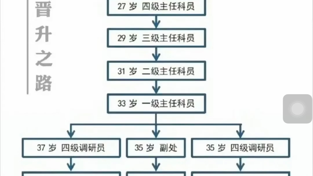 一张图带你看公务员晋升之路哔哩哔哩bilibili