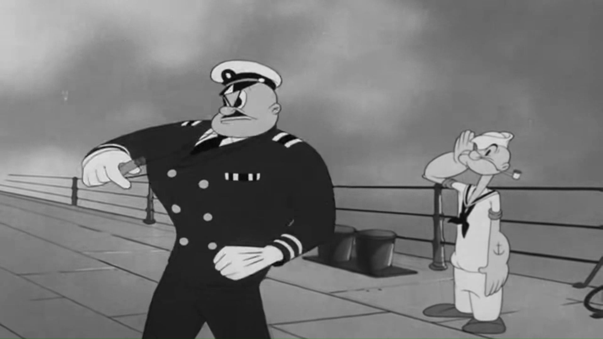 大力水手 黑白版 第105集 船队