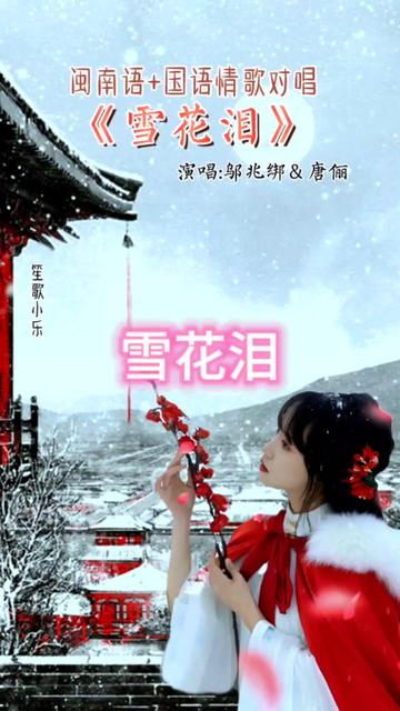 #雪花泪#闽南歌哔哩哔哩bilibili