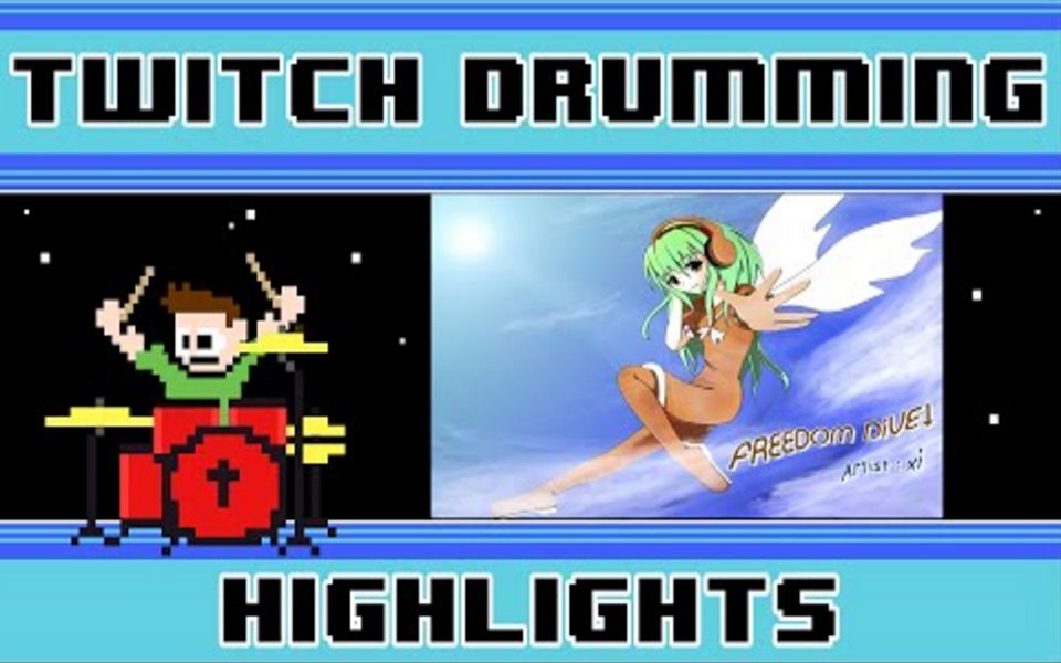 [图]Xi - Freedom Dive (Blind Drum Cover) -- The8BitDrummer (1)