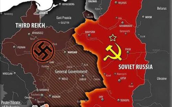 德国苏联瓜分波兰图片