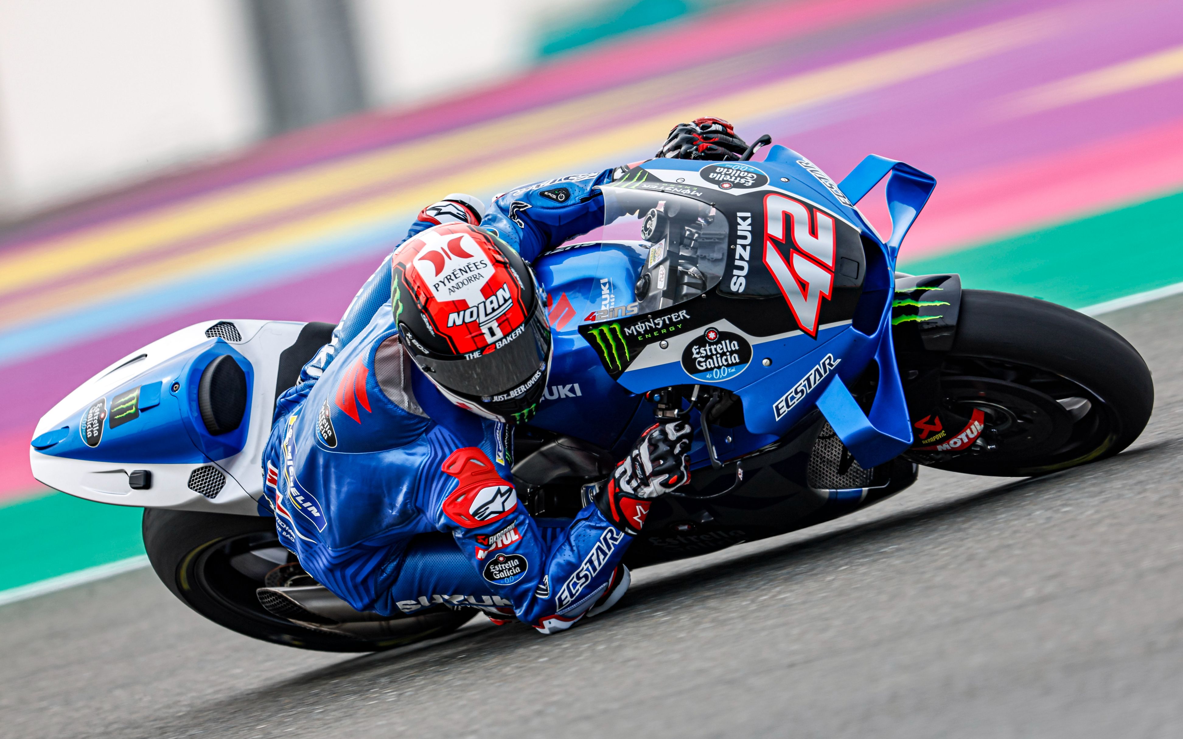 【motogp】#qatargp|新赛季第一天:铃木alex rins强势发挥,成为周五最