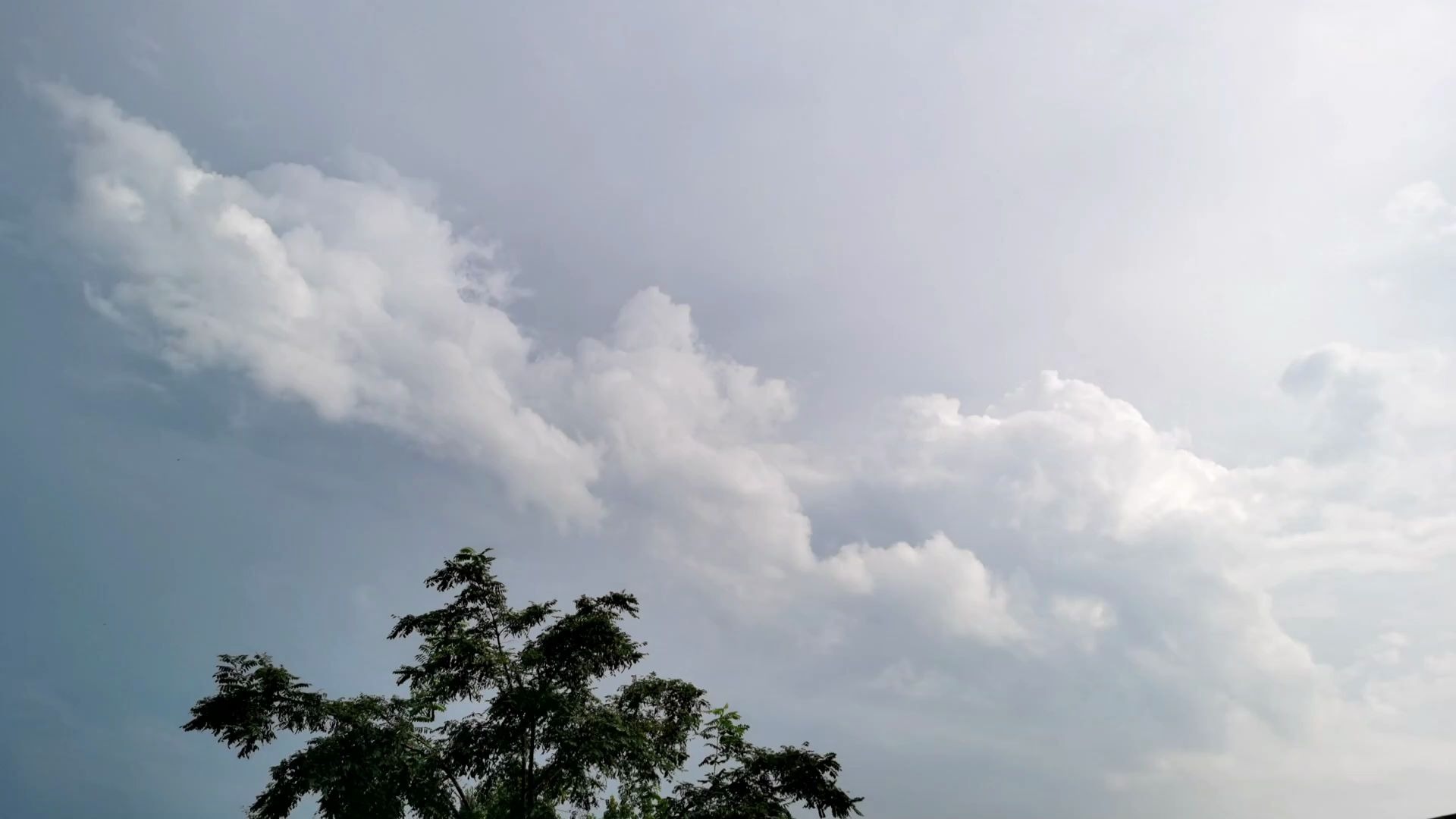 【延时摄影】雨过天晴的转变