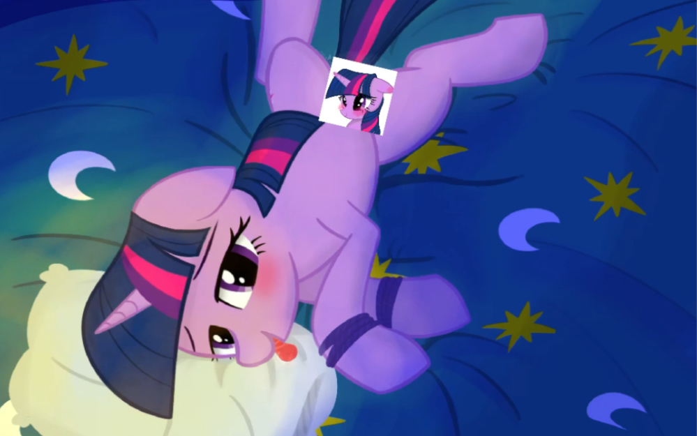 【绘画】time for some belly rubs!暮光闪闪/紫悦