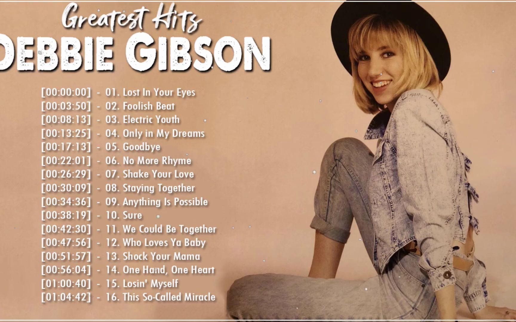黛比·吉布森 美国创作型女歌手 the very best of debbie gibson