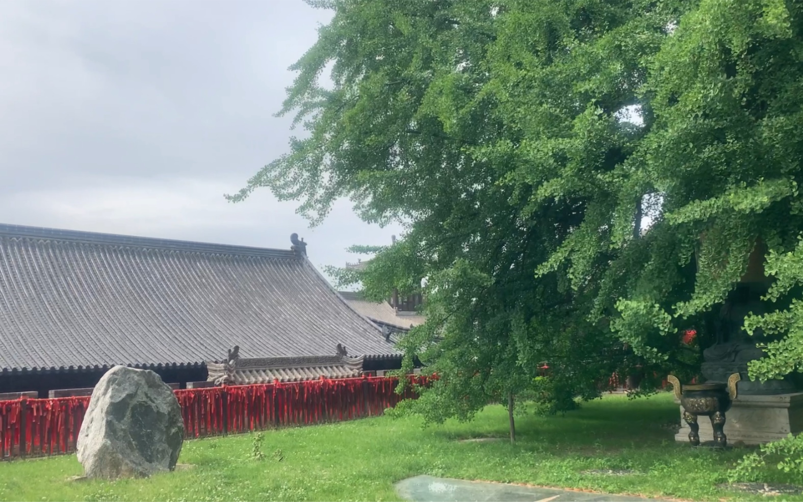 西安古观音禅寺千年银杏哔哩哔哩bilibili