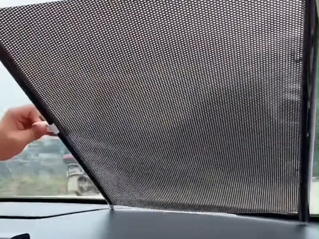 汽车遮阳挡 吸盘式伸缩遮阳帘 车上家里都能用