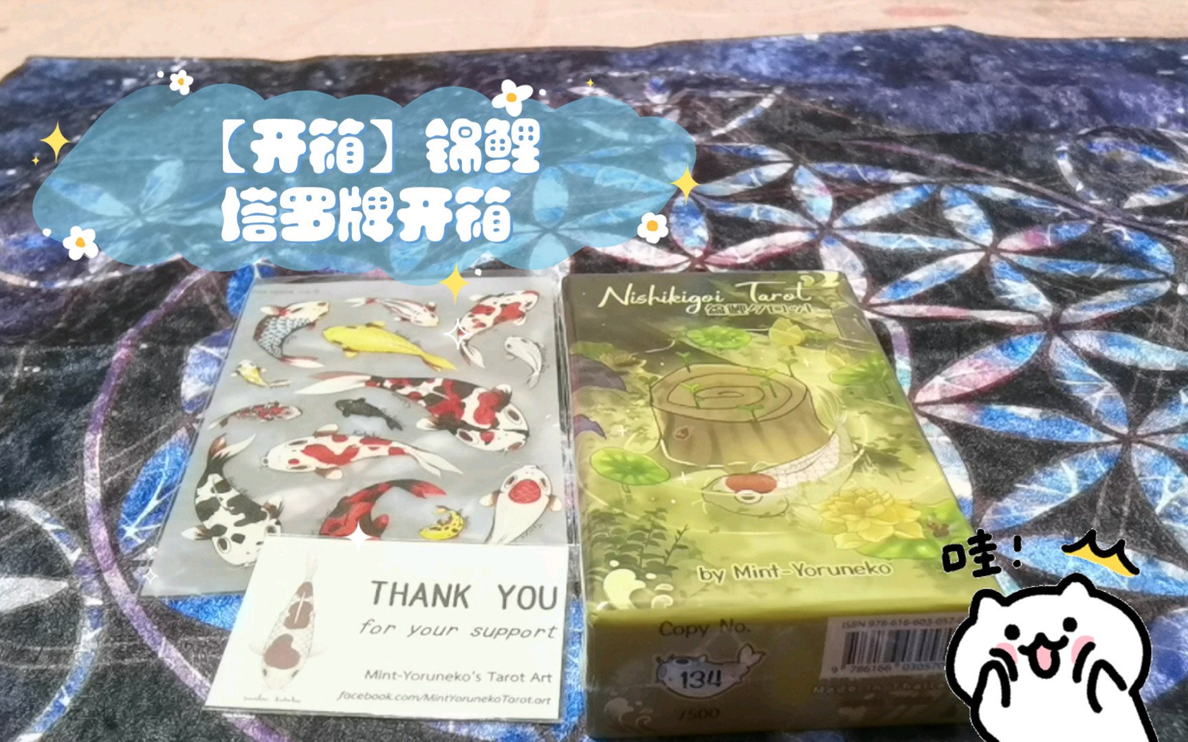【开箱】锦鲤塔罗牌开箱