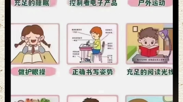 幼儿正确用眼图片大全图片