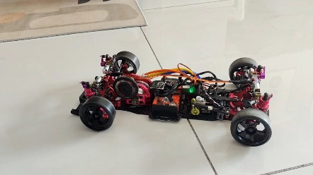 底盘升降日常改装,樱花d4漂移车架,rc遥控车改装案例