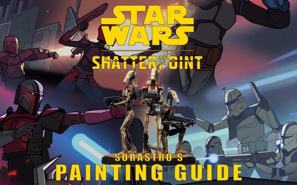 [hd/双语字幕]涂装进阶: 如何涂星球大战b1 battle droids - sorastro