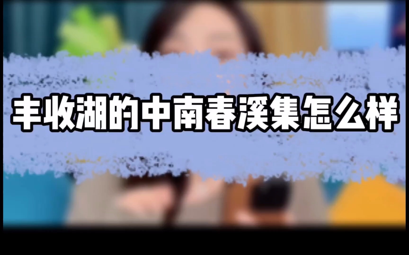 丰收湖的中南春溪集怎么样?哔哩哔哩bilibili