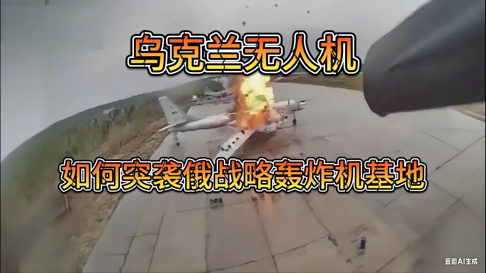 乌克兰无人机：如何突袭俄战略轰炸机基地！