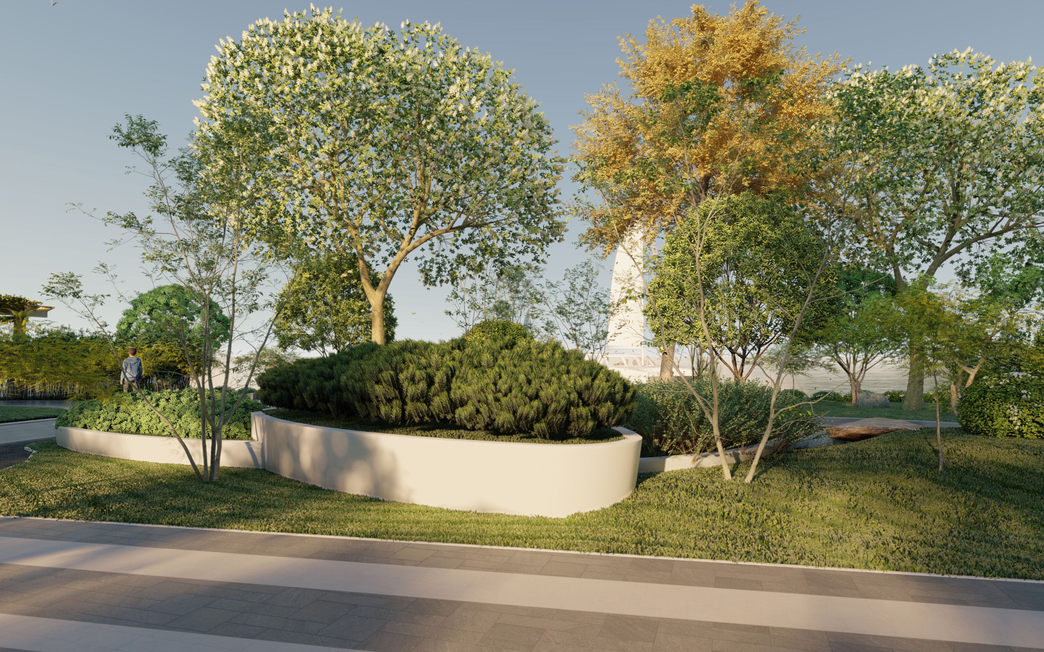 【lumion】沂河河滨绿化景观动画_哔哩哔哩 (゜-゜)つロ 干杯~-bili