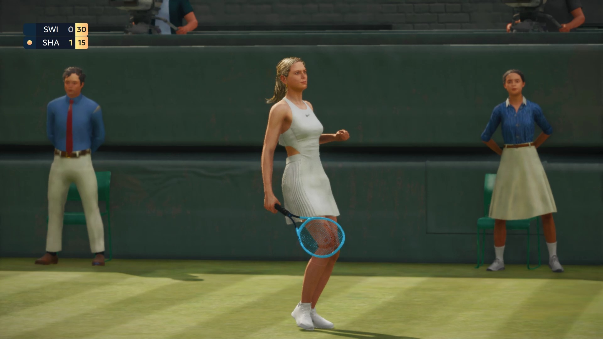 趁着免费玩一下 第一次玩上旋高手2k25 莎娃大战法网3连冠 莎拉波娃vs