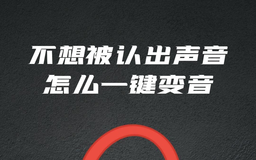 视频声音不想被认出来,如何一键变音#视频变音 #教程 #迅捷视频剪辑哔哩哔哩bilibili