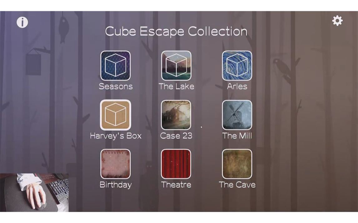 [图]【Neeko丨直播录屏】《绣湖 方块逃脱合集 Cube Escape Collection》221214 直播回放