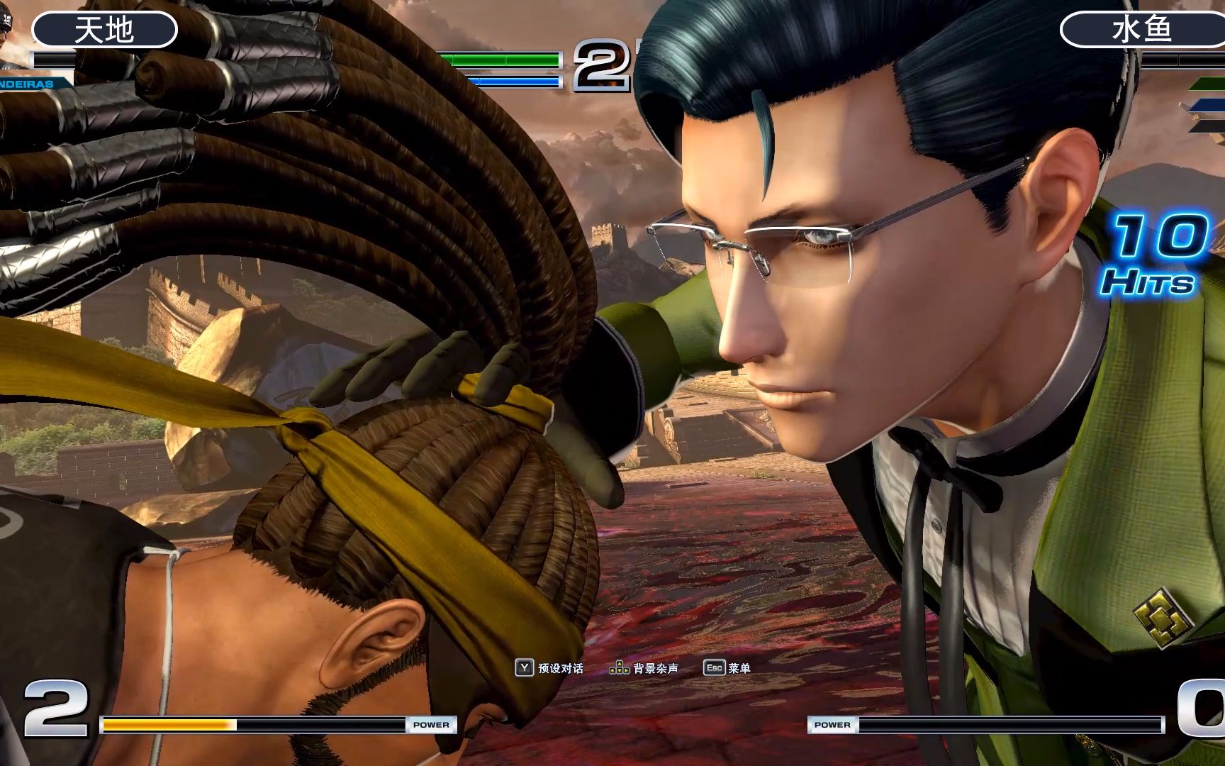 拳皇14:海恩隐藏大招让对手下跪,天地的忍者还能稳住吗