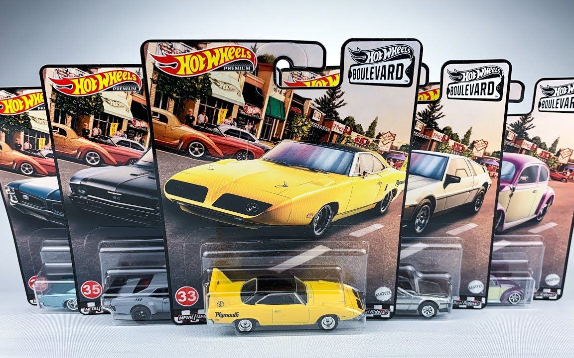 [图]开箱风火轮Hot Wheels 林荫大道Boulevard D批次! 普利茅斯超级鸟! Chevy Nova!