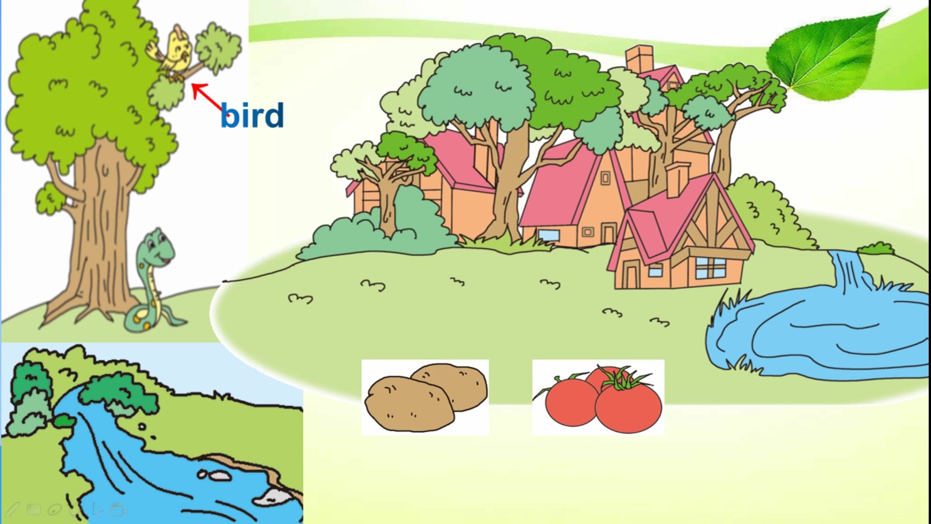 五年级英语第四单元第一节helivesinavillage