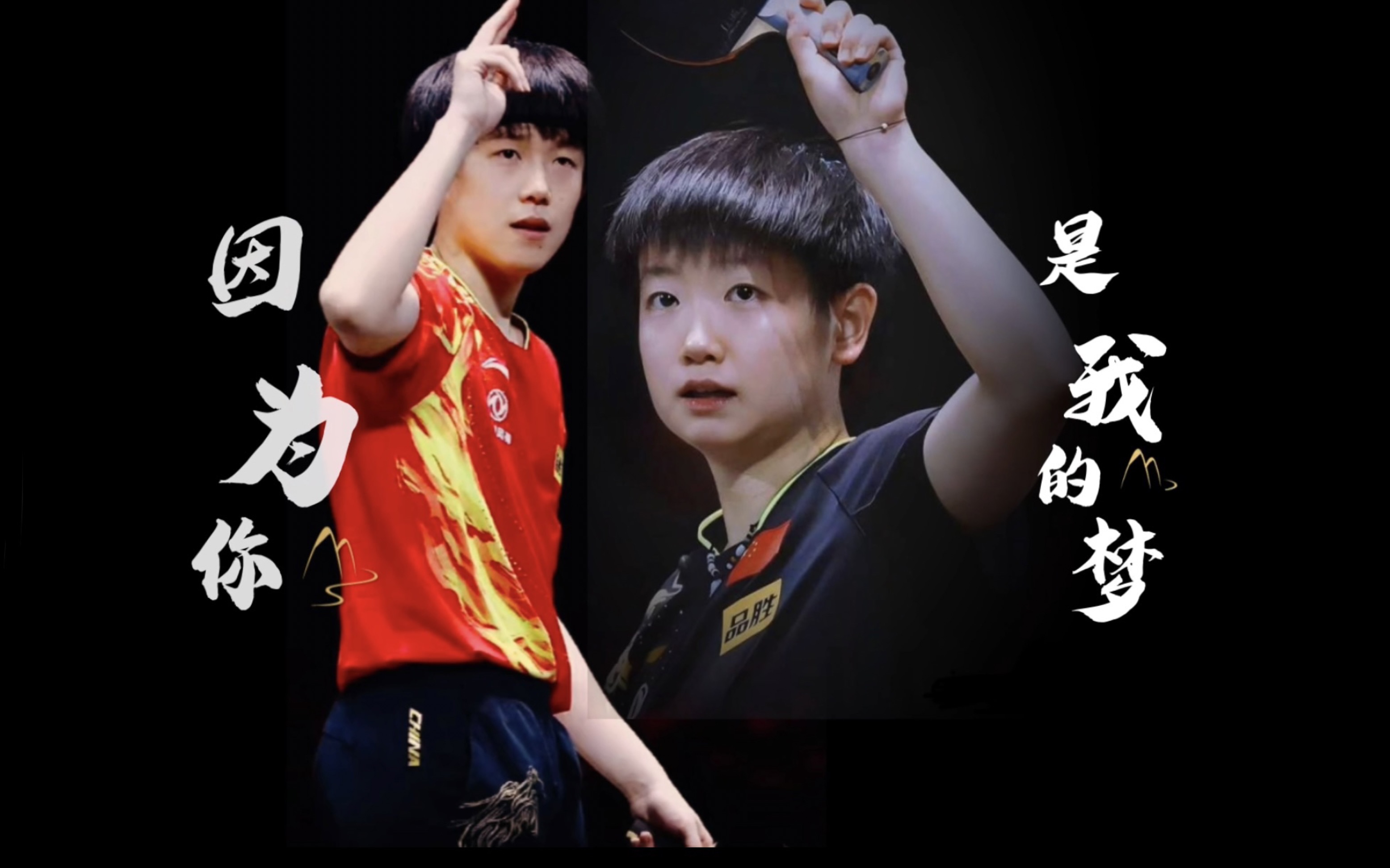 【莎头】我的梦|"带我奔向那片有你的彩虹"|王楚钦|孙颖莎