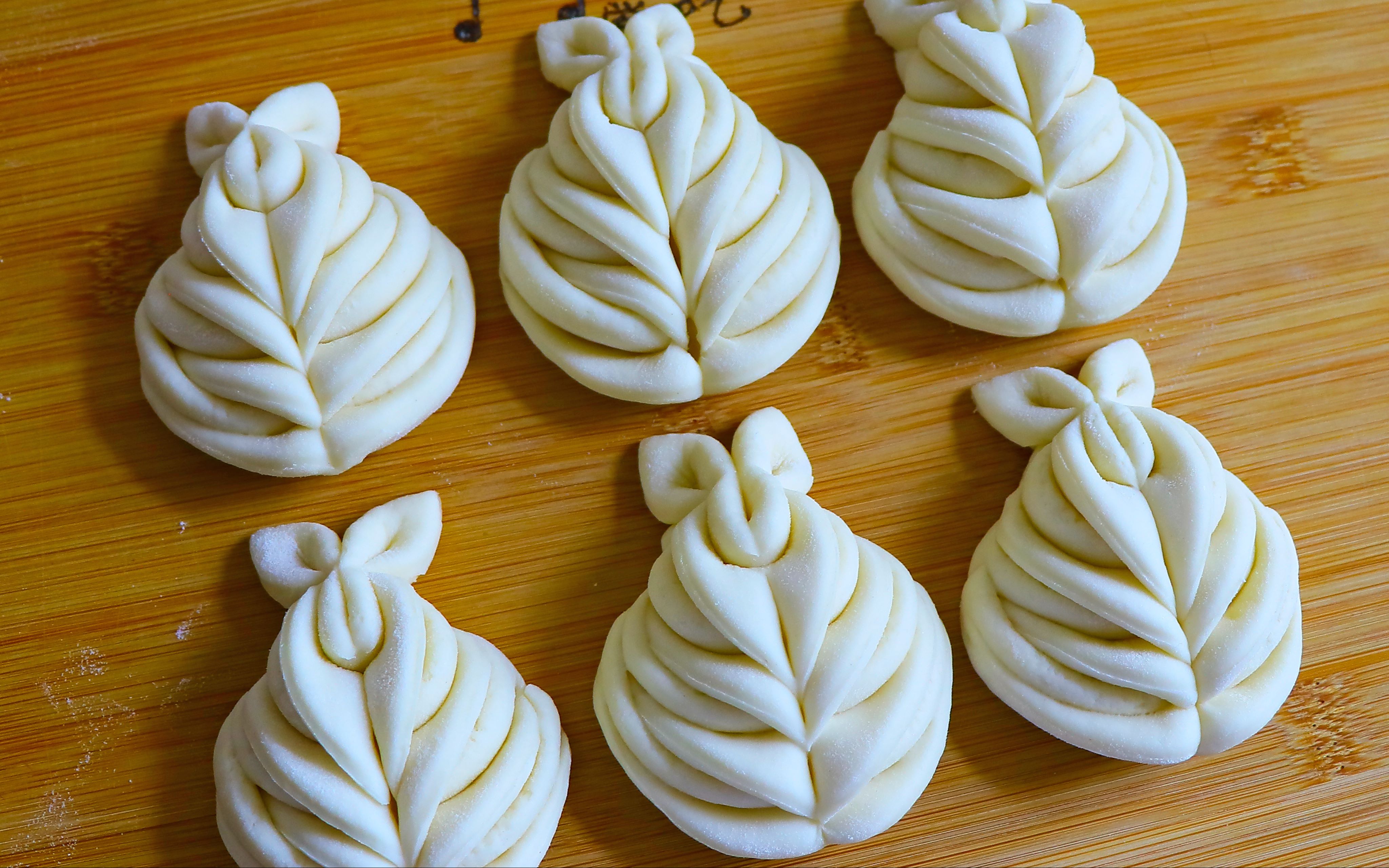 创意花卷教你在家做,层次丰富造型可爱,手法还是头一回见