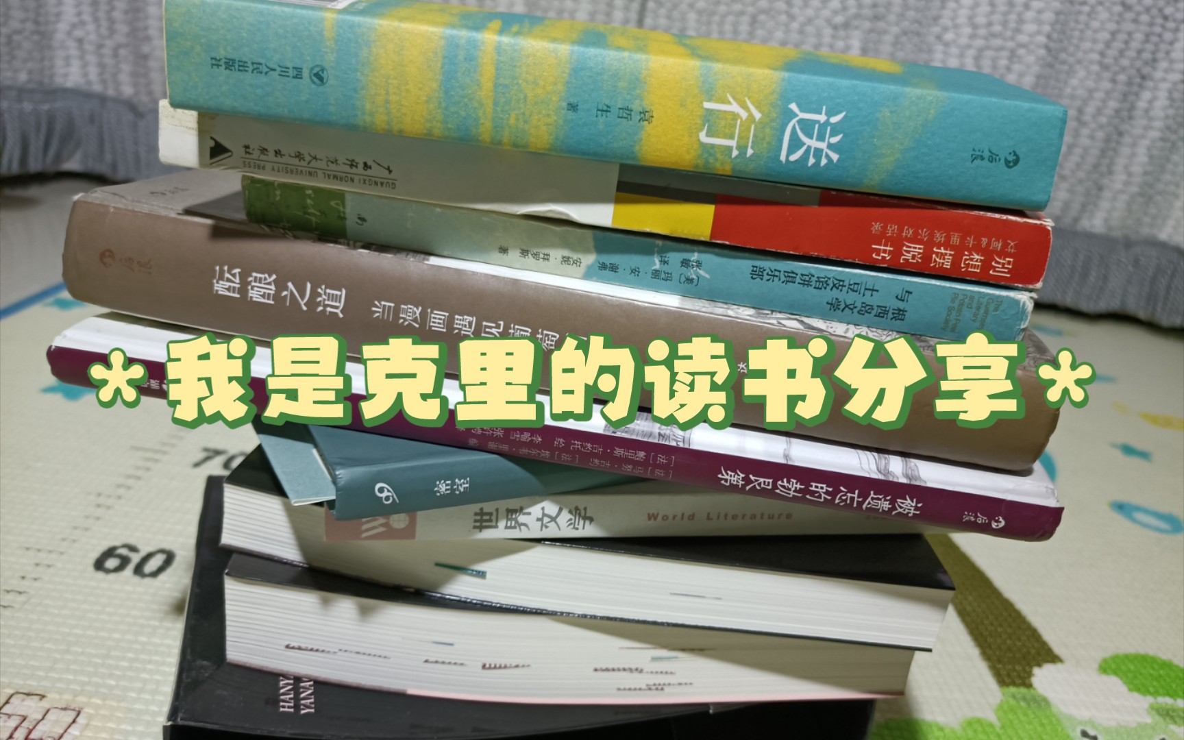 我是克里近期读书分享|理想国|后浪|微信读书|《渺小一生》《送行》《五只小猪》哔哩哔哩bilibili