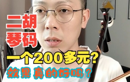 0010【二胡直播答疑】有的琴码两三百块钱,效果真的好吗?哔哩哔哩bilibili