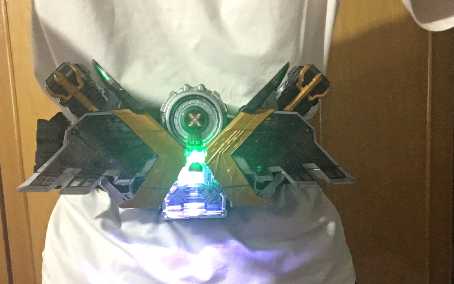 假面骑士wcsm极限记忆体极限鹰重涂加灯改风扇马达驱动改造展示csm20