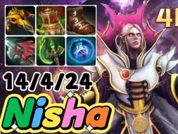 Download Video: DOTA2 7.35B版本，二号位卡尔对线DP，Nisha 第一视角祈求者教学。（4K画质）