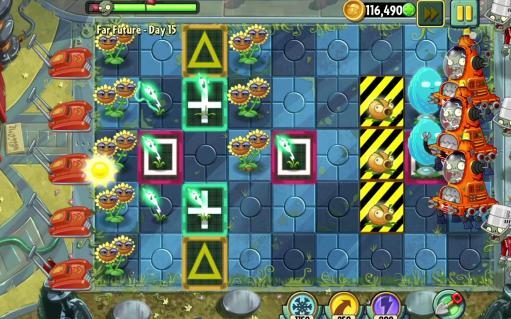 【植物大战僵尸2国际版/pvz2】遥远未来 11-15