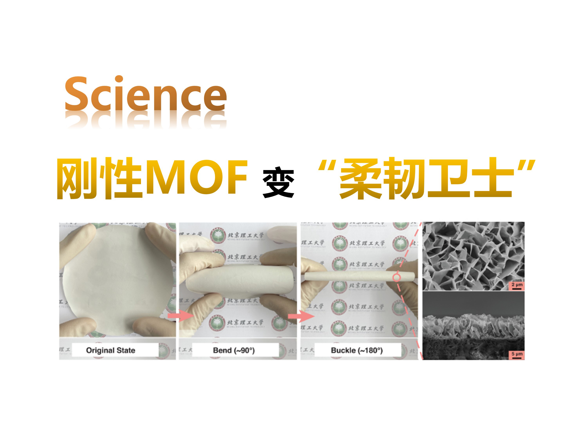 【Science】高柔韧超疏水性MOF膜(张溥阳)哔哩哔哩bilibili