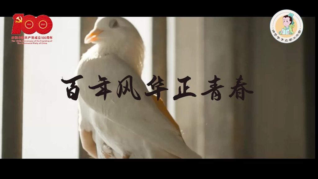 [图]《百年风华正青春》系列微课推广单曲来啦！我们一起来欣赏神仙小姐姐的甜美嗓音吧。