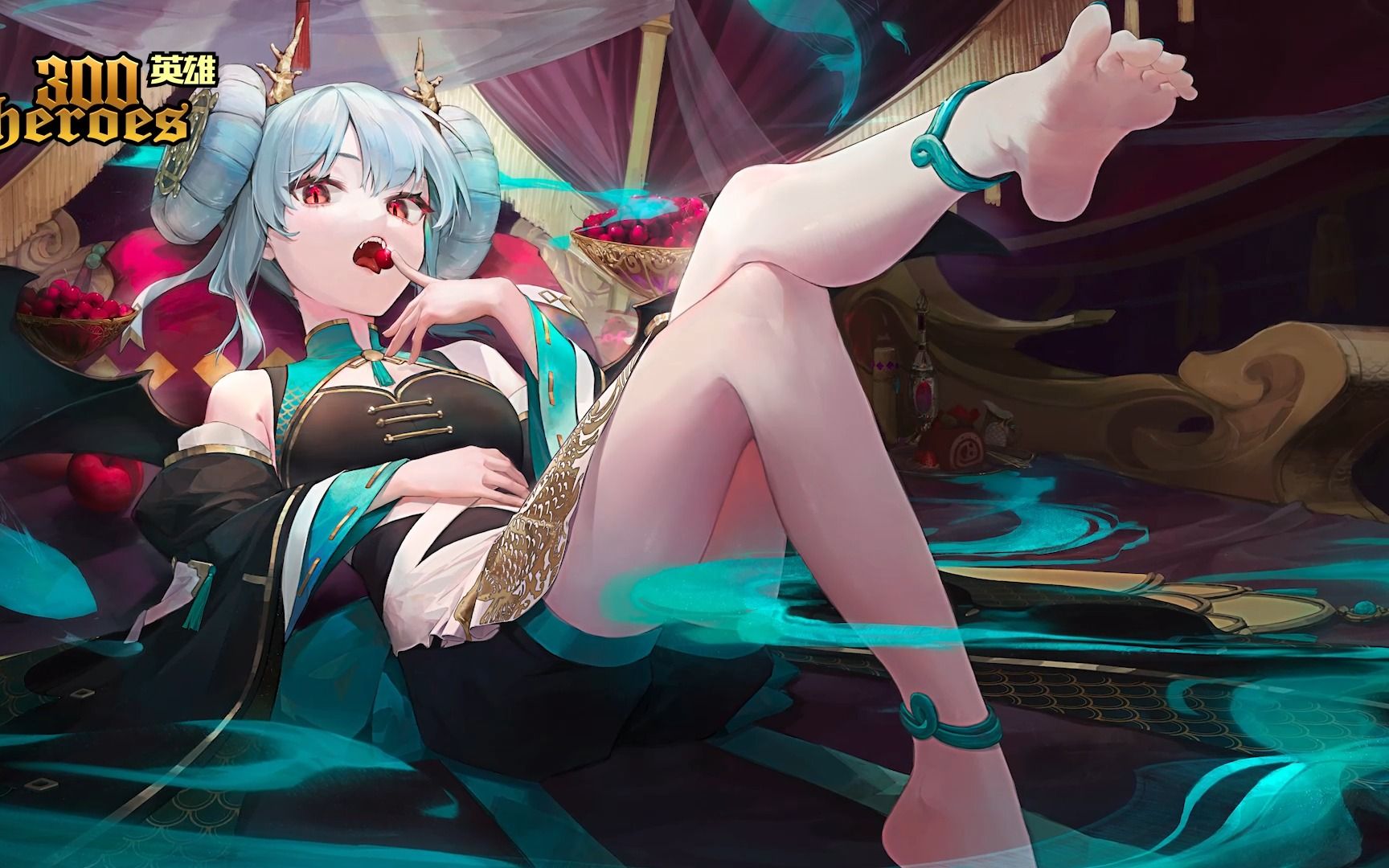 【300英雄】蕾米莉亚新皮肤沧海鲤音游戏内展示_哔哩哔哩bilibili