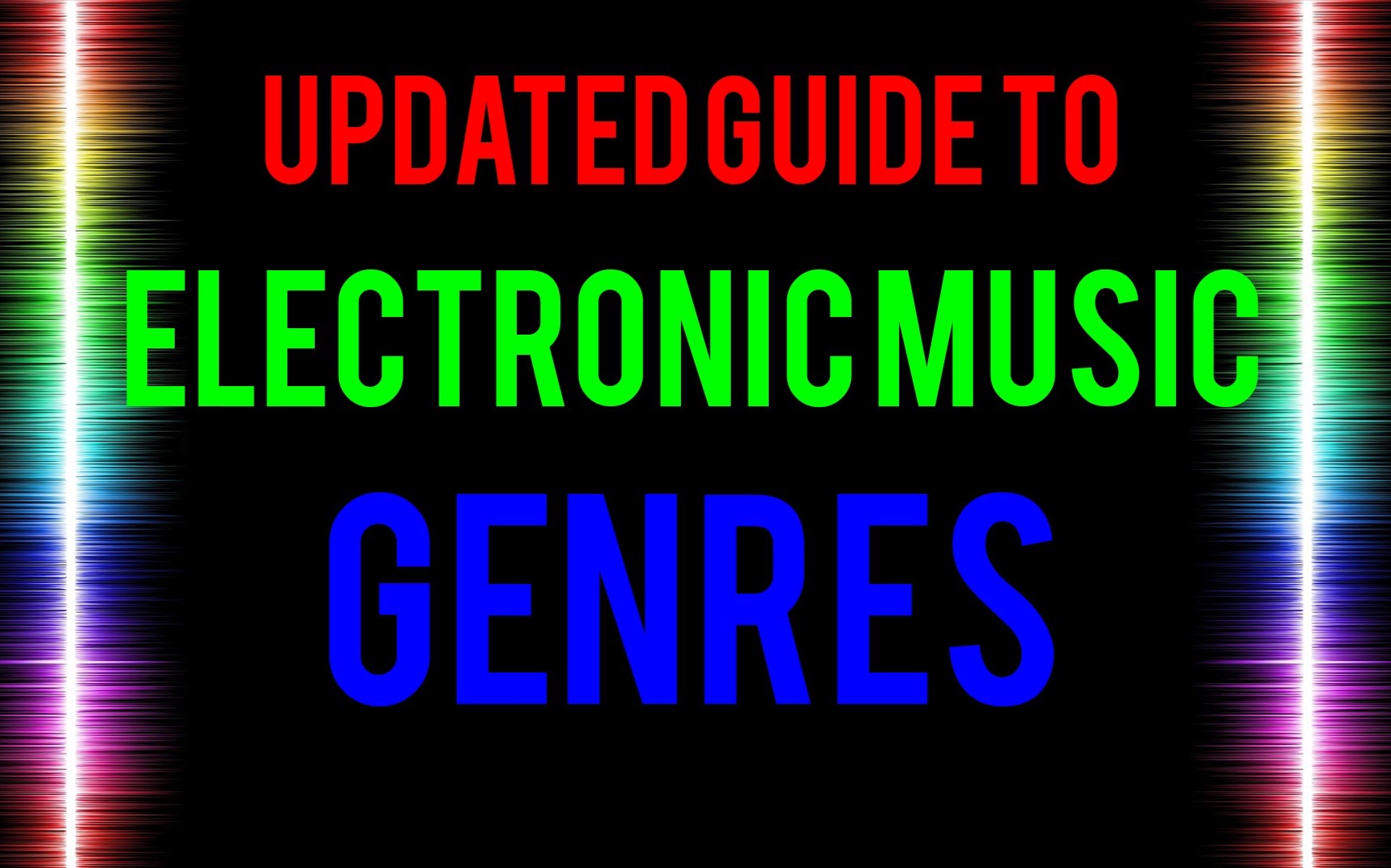 电子音乐分类指南说明 Guide to Electronic Music Genres哔哩哔哩bilibili