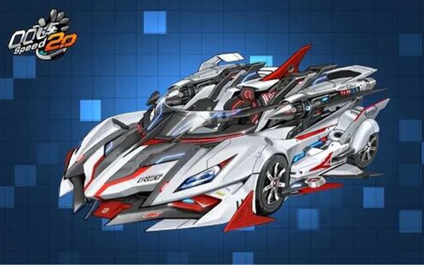 qq飞车由a车进化来的一辆超越爆天甲的顶级s车 高改计时三连发