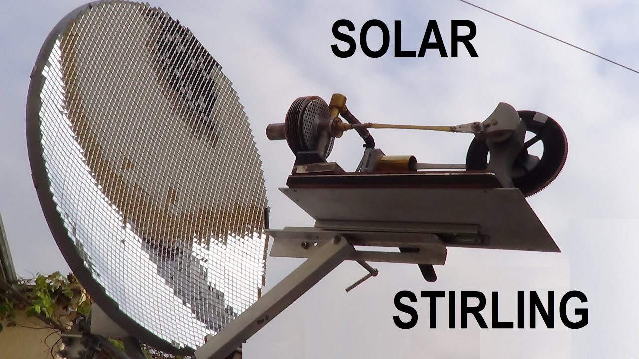 太阳能斯特林发电机图片