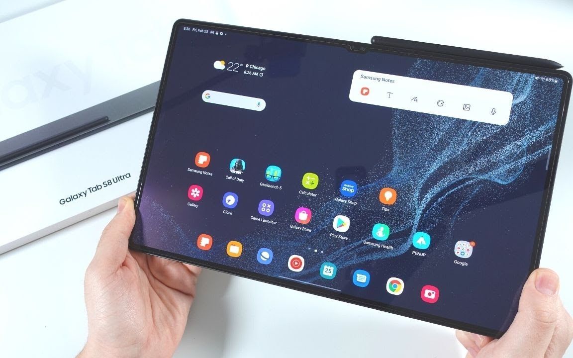 【平板开箱】三星galaxy tab s8 ultra 开箱上手_哔哩哔哩_bilibili