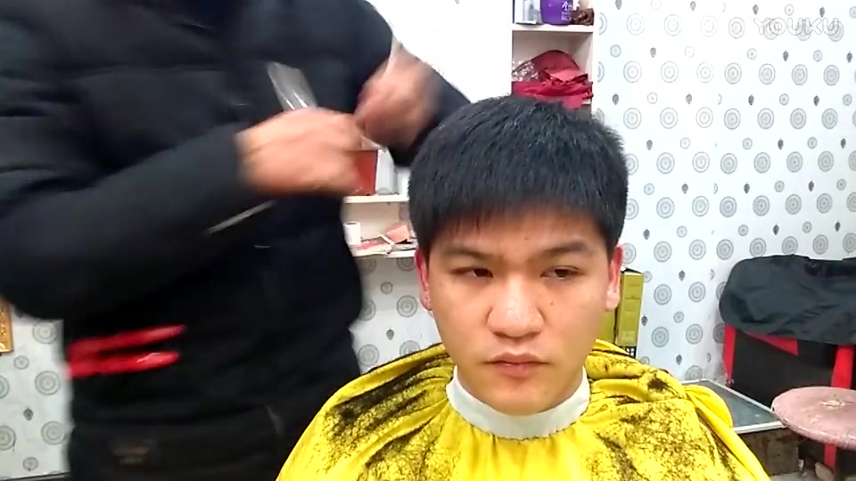 原创男士发型精剪八下理发技术视频