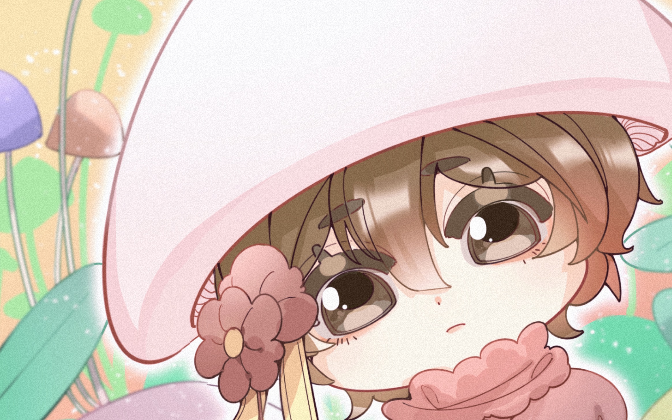 【procreate】蘑菇地里的小安折