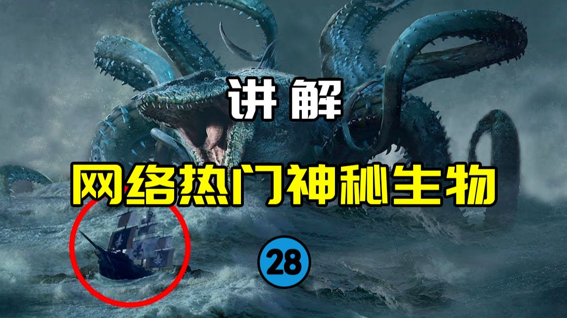 【网络热门神秘生物28】鲨雕电影中的缝合怪物居然生活在蓝洞之中?-黑毛羊驼-黑毛羊驼-哔哩哔哩视频